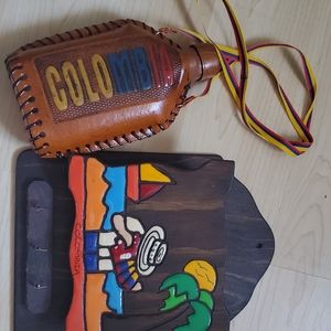 llavero de pared y pomo